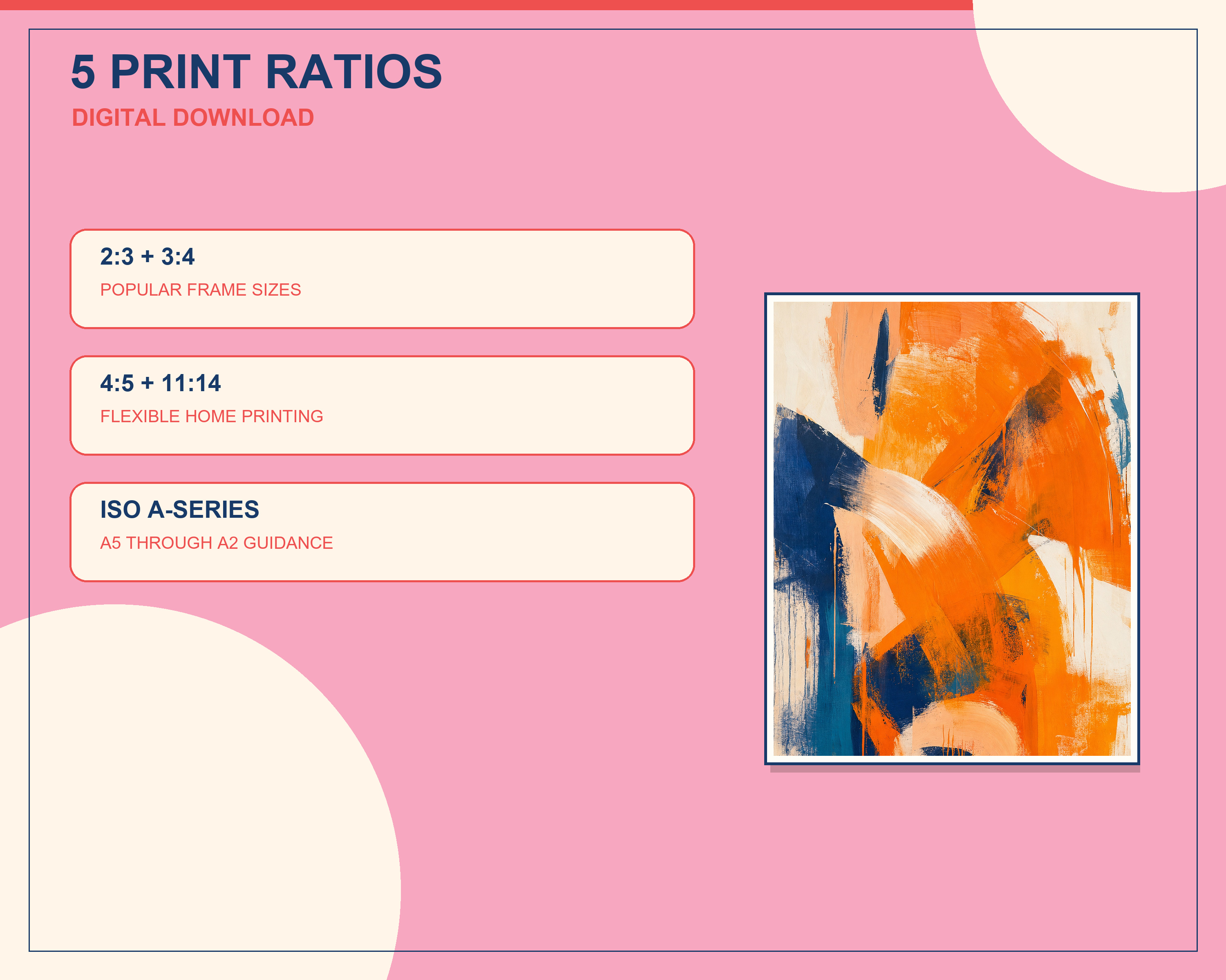 Close-up showing artwork color texture and printable detail