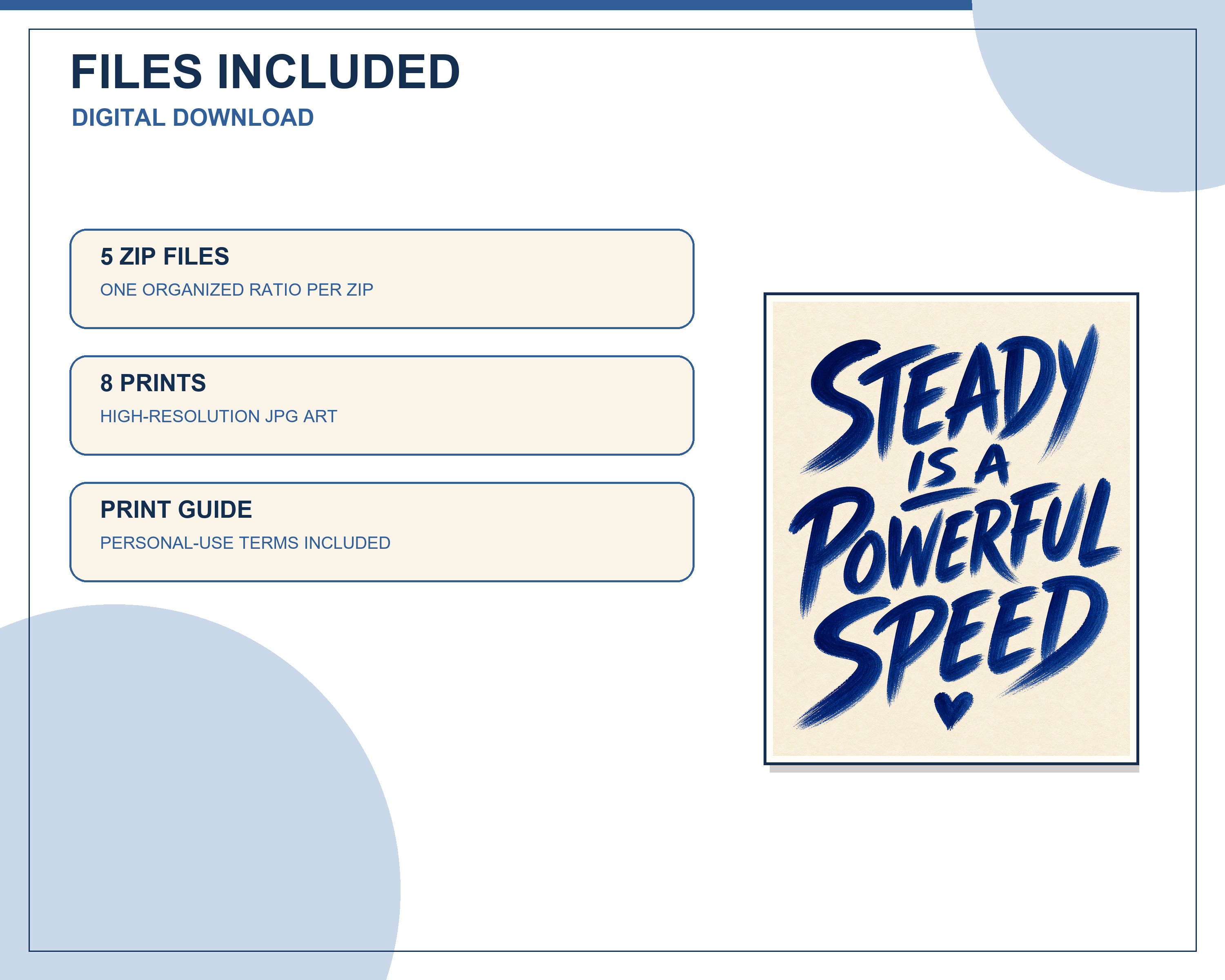 Three-step printing guide