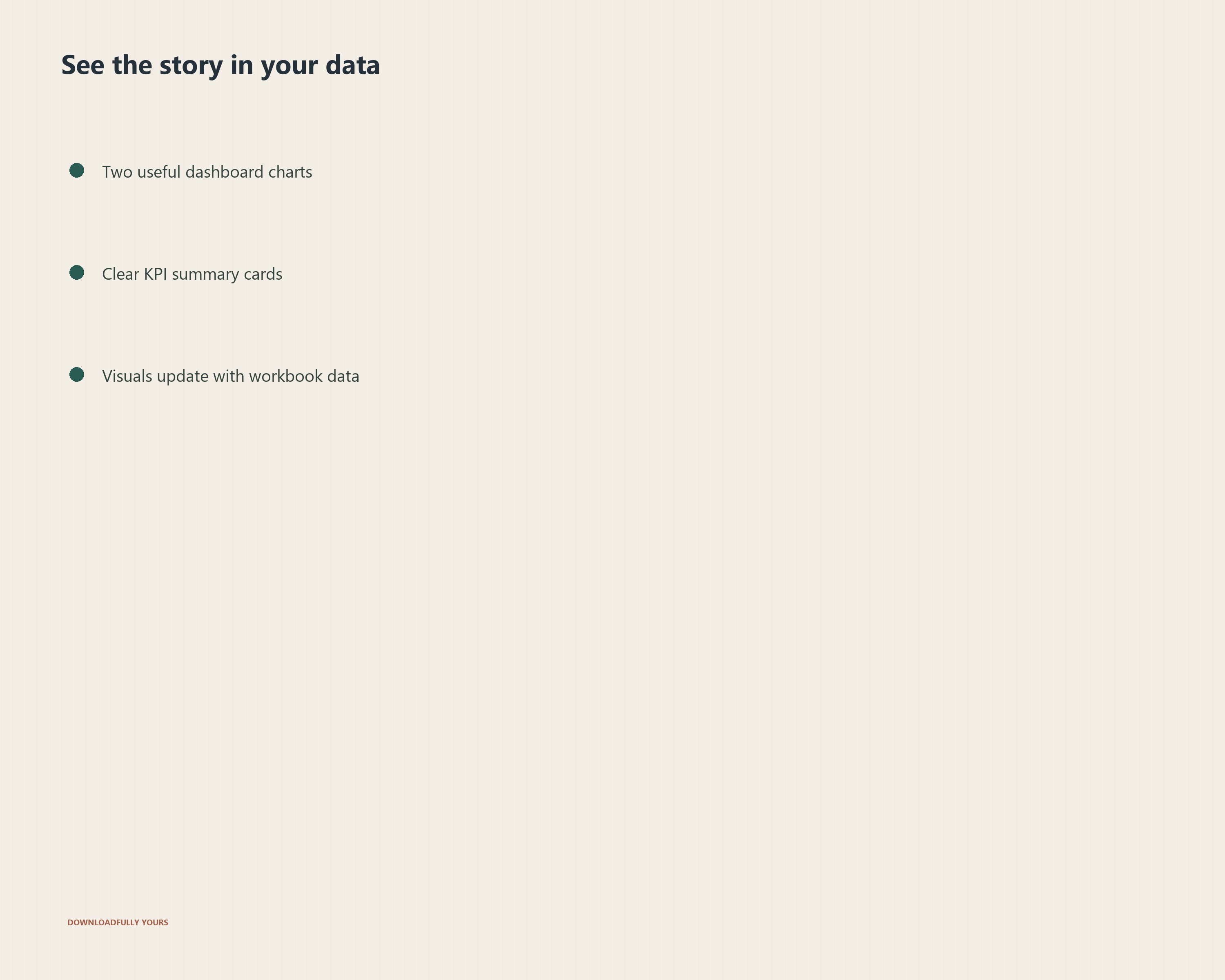 Useful dashboard chart examples