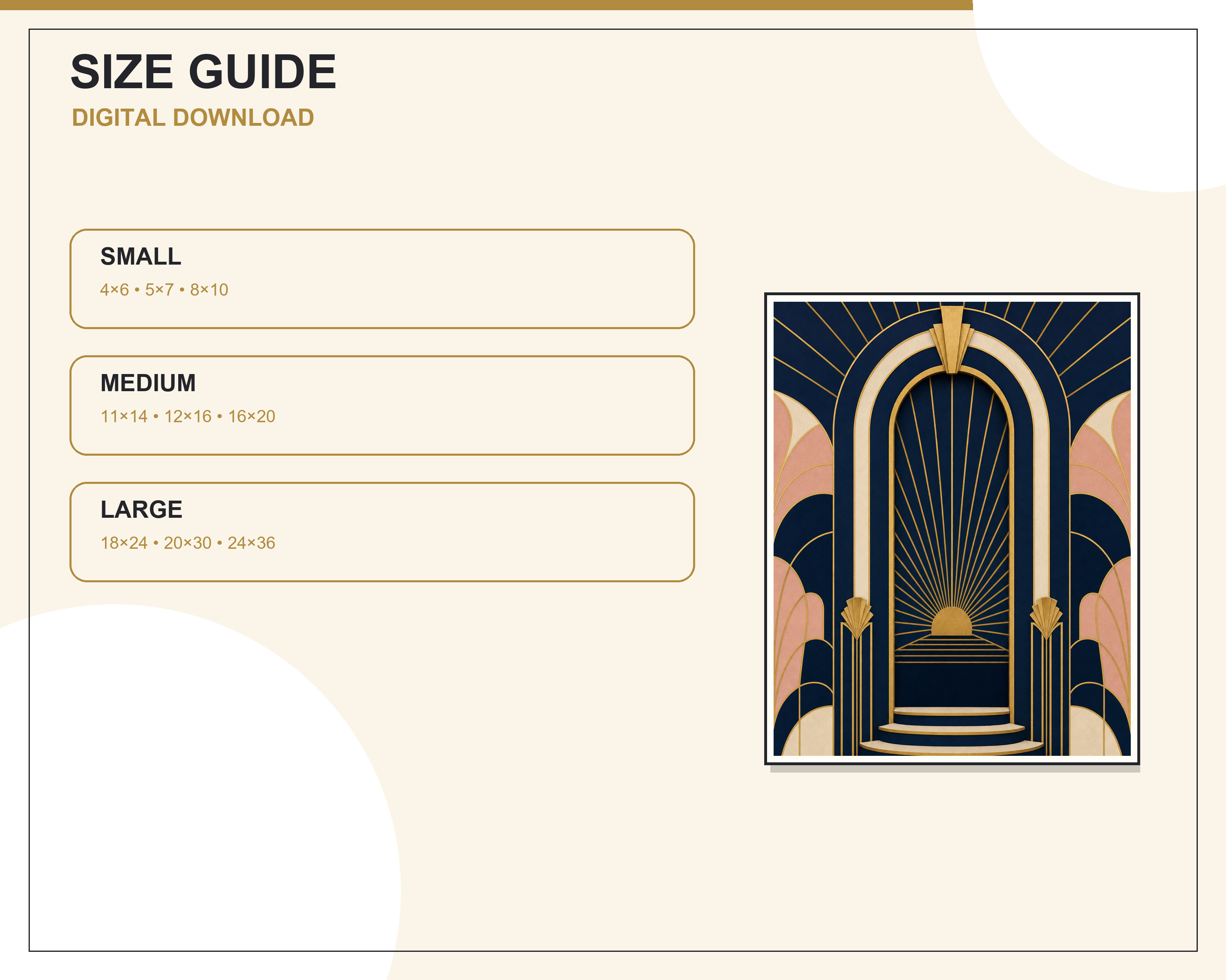Five downloadable ratio packages included
