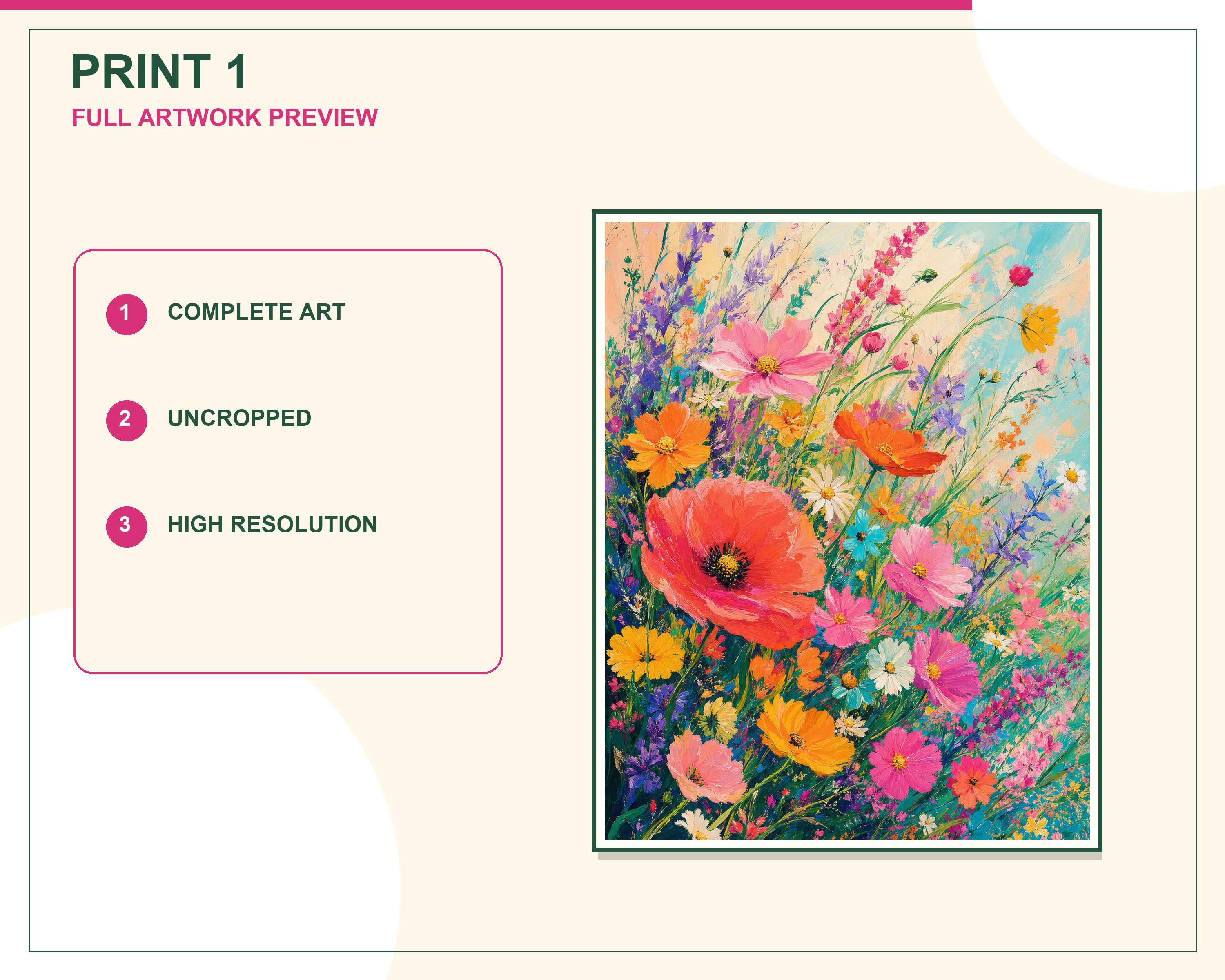 Three artworks displayed in a bright room styling example