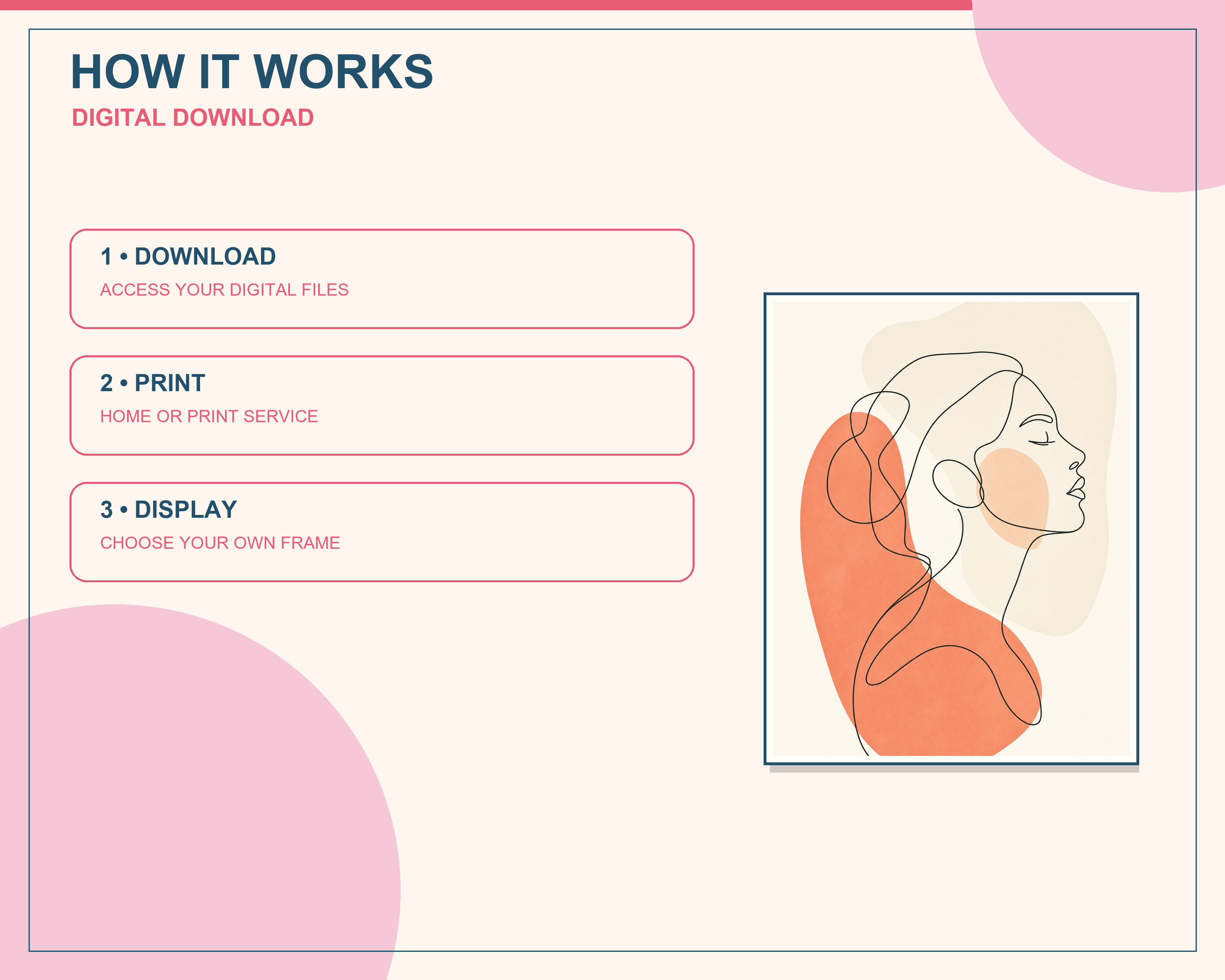 Digital download notice explaining that no physical item is shipped