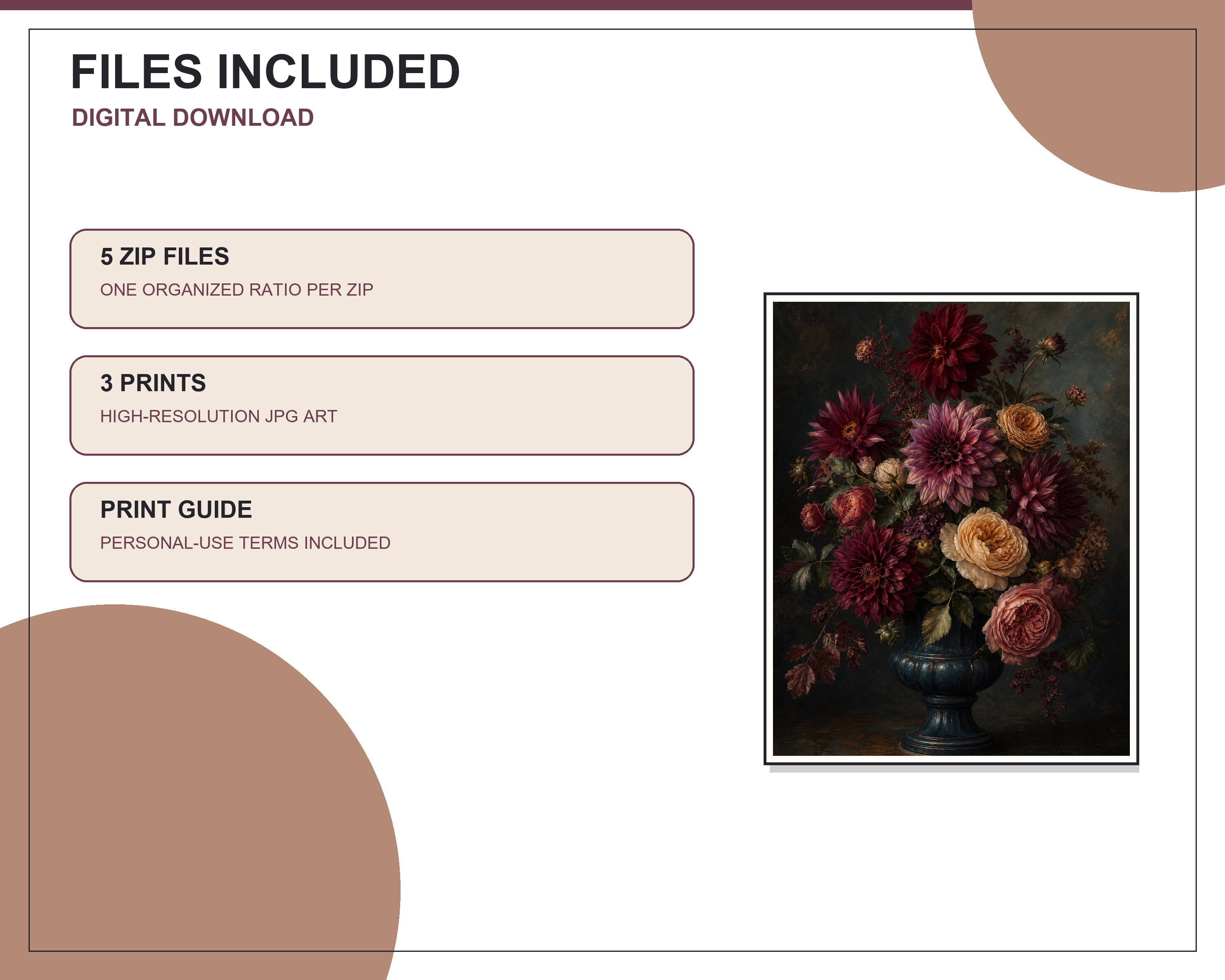 Five downloadable ratio packages included