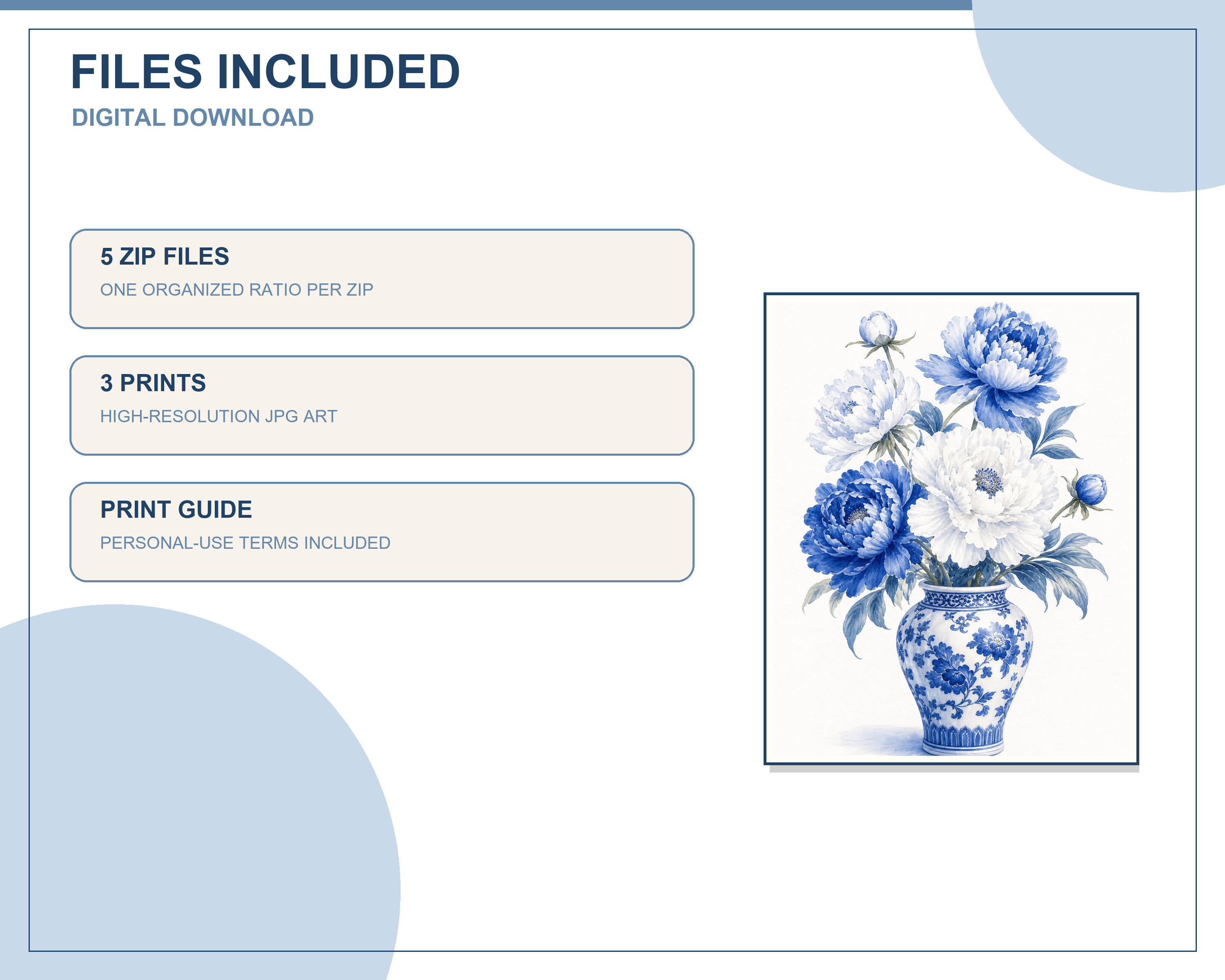 Five downloadable ratio packages included