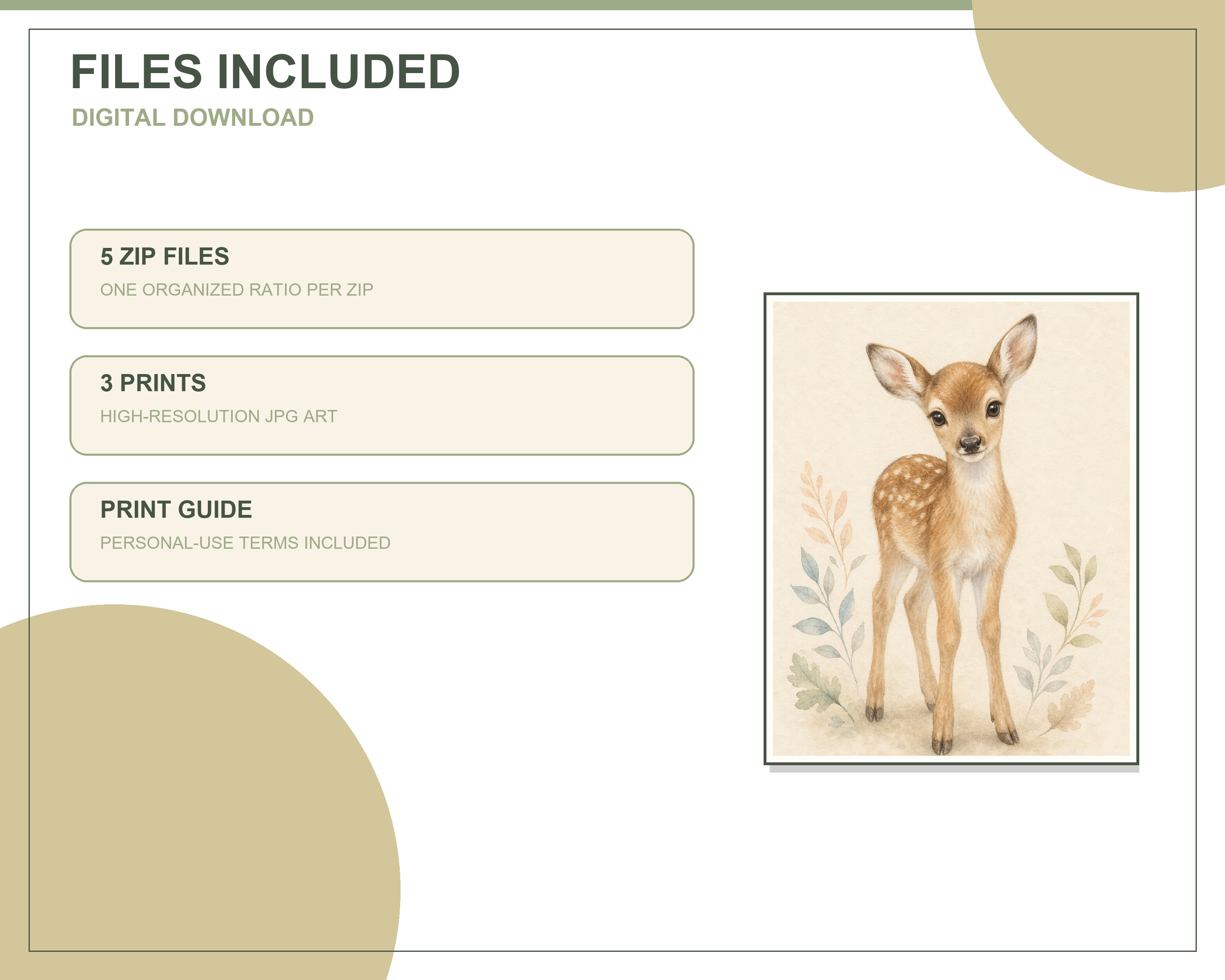 Five downloadable ratio packages included