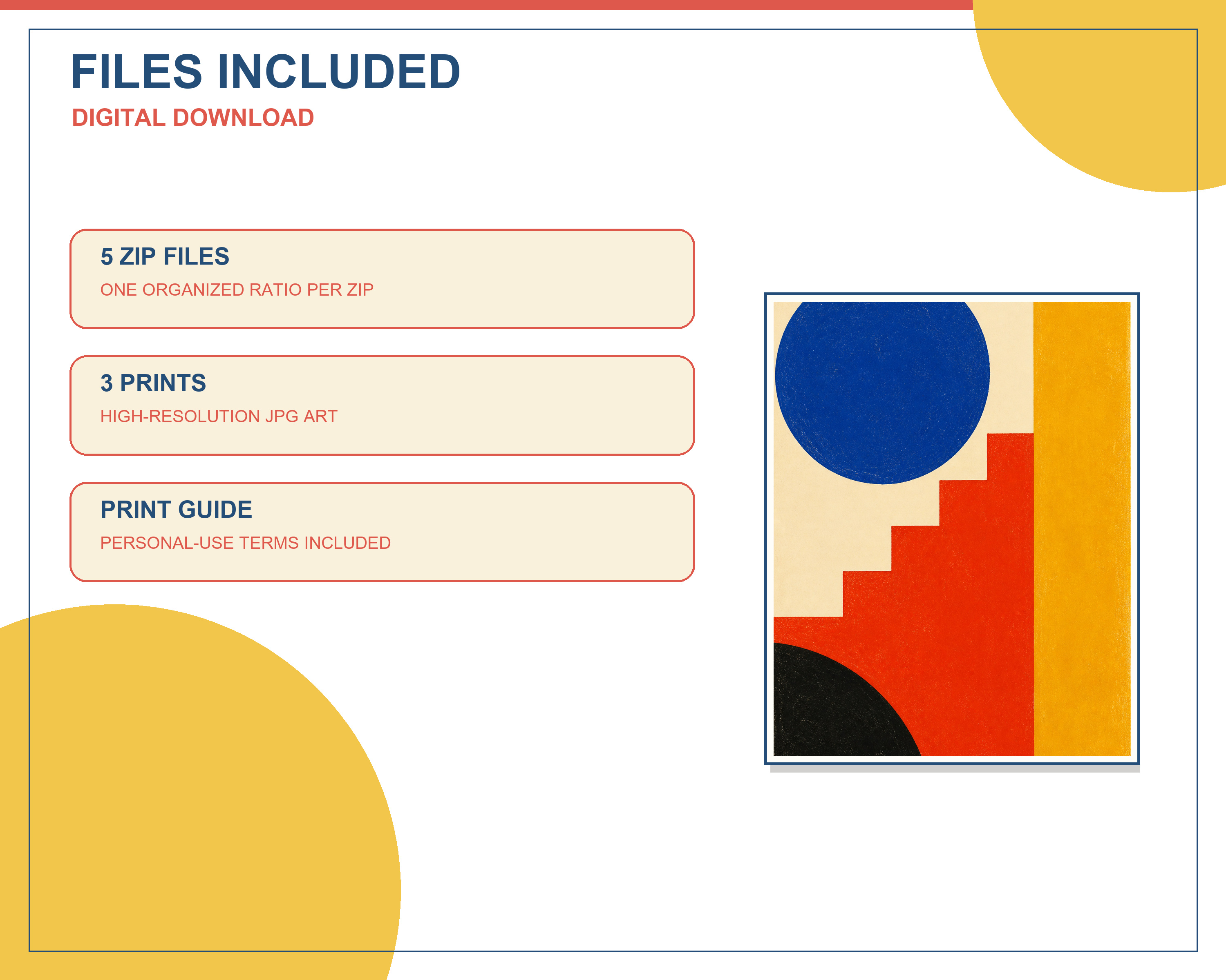 Five downloadable ratio packages included