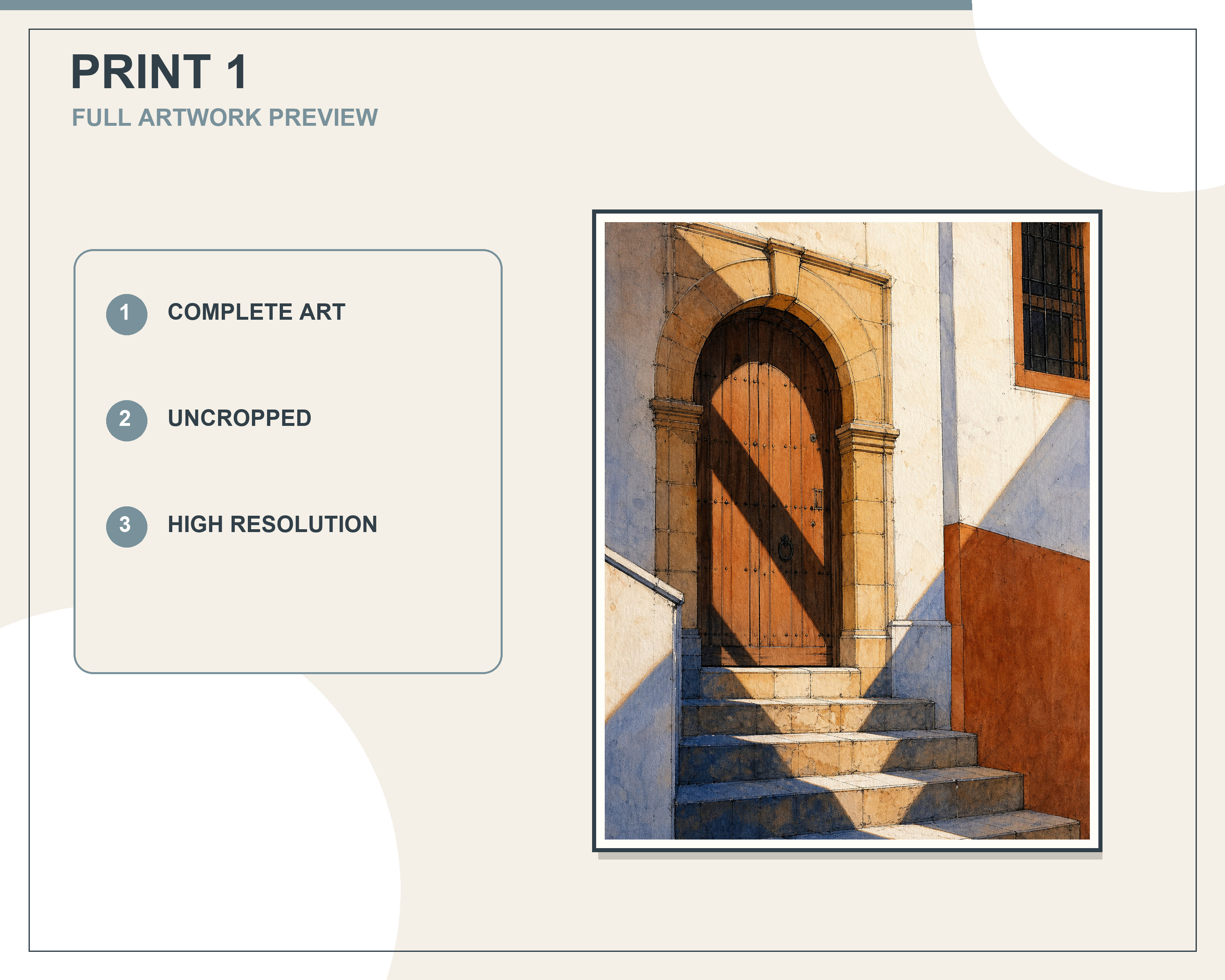 Full coordinated preview of the three modern architecture line art wall-art prints