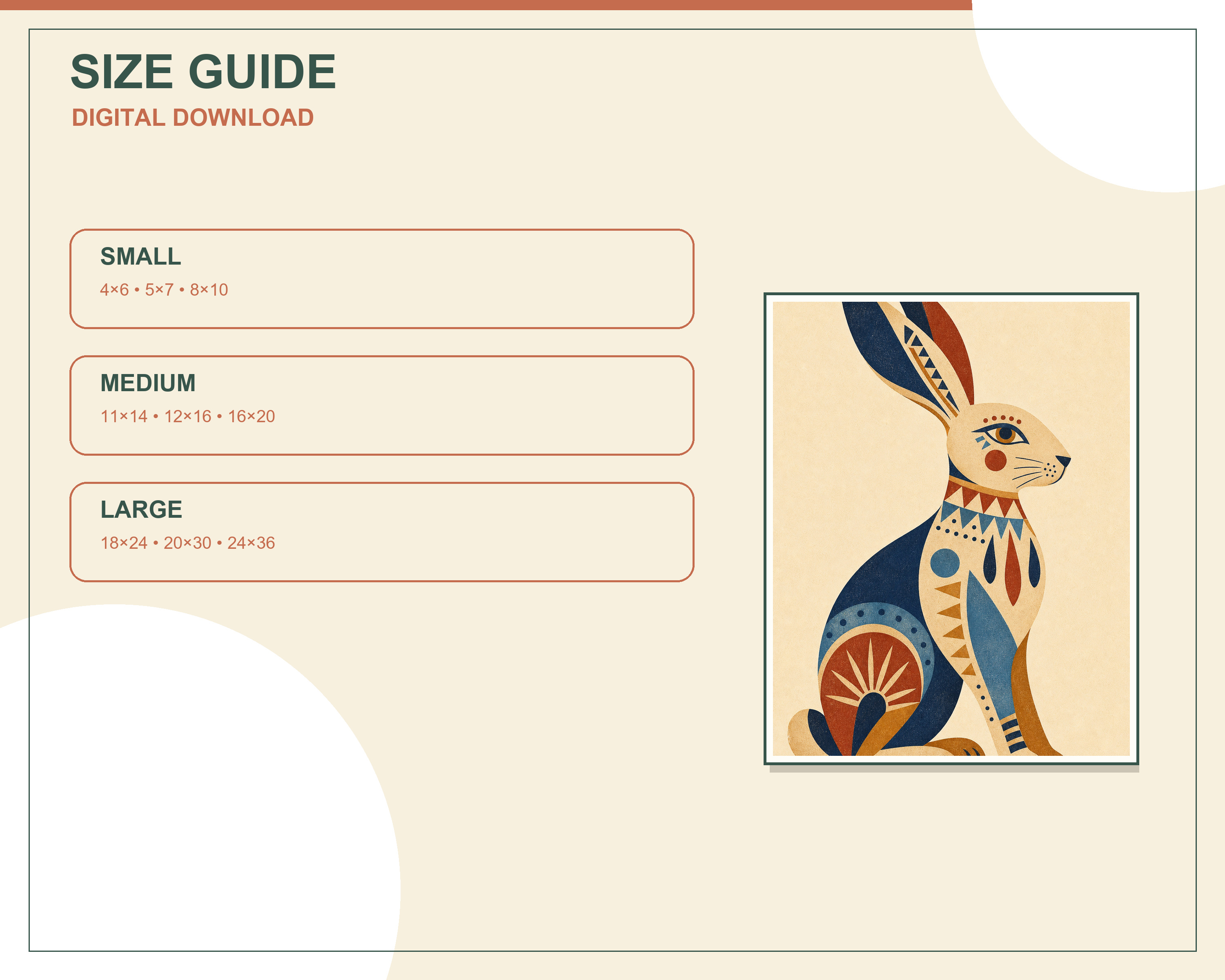 Printable wall-art size ratio guide