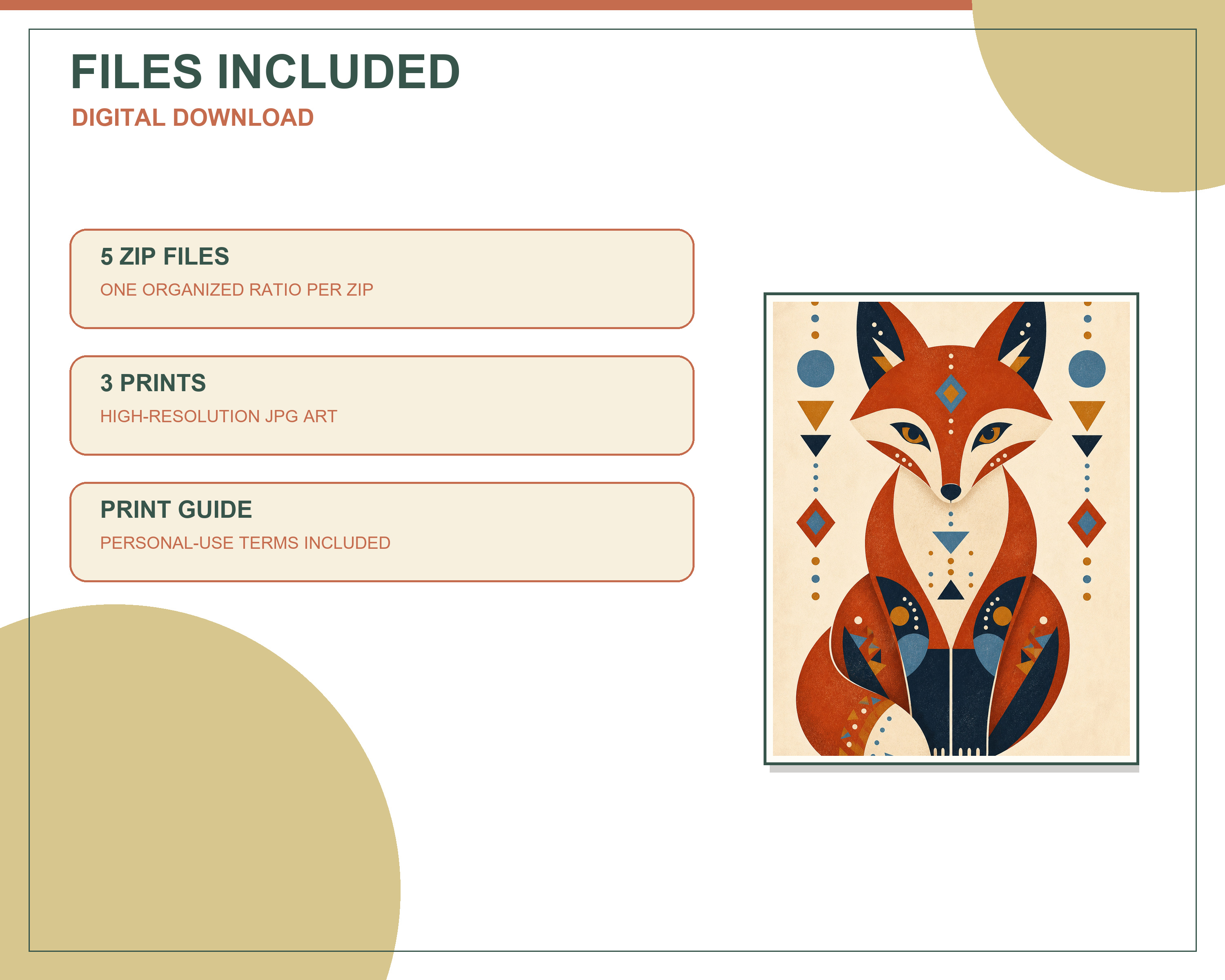 Five downloadable ratio packages included