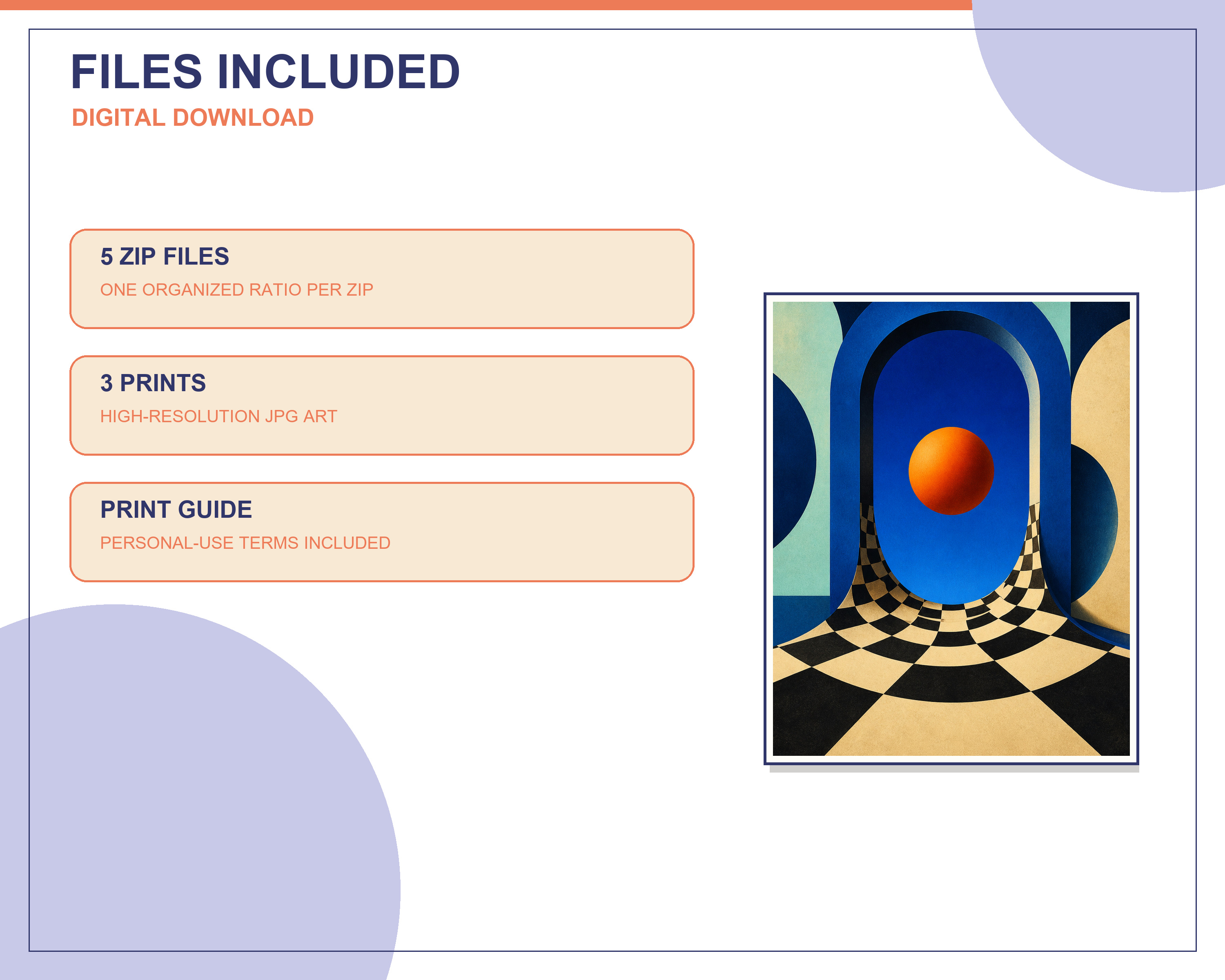 Five downloadable ratio packages included